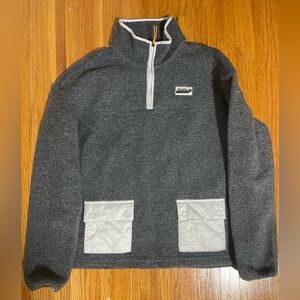 Women’s Saucony Grey 1/4 Zip Fleece Size Small